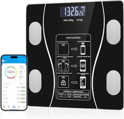 ميزان الجسم الذكي (Smart Scale) عالي الدقة – متابعة الوزن والبيانات الصحية عبر الهاتف (يتحمل حتى 180 كغ) 4