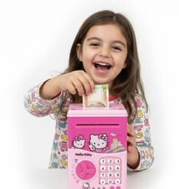 خزنة hello kitty الإلكترونية الذكية – حصالة تفاعلية برمز سري لتعليم الأطفال التوفير بكل سعادة 2